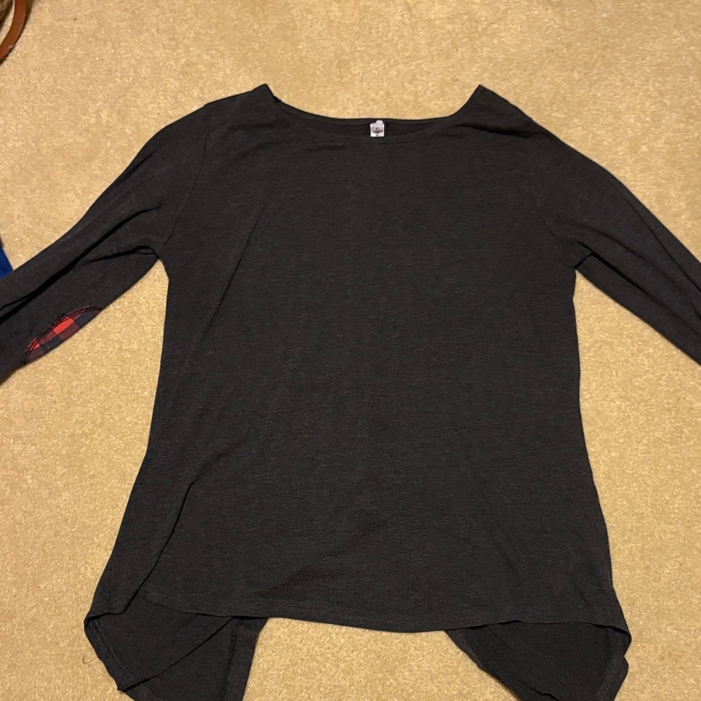 Leo Rosi Charcoal Long Sleeve Top